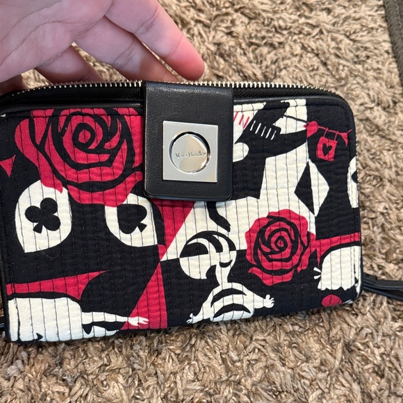 Vera Bradley Black and Red Wallet - Picture 7 of 7